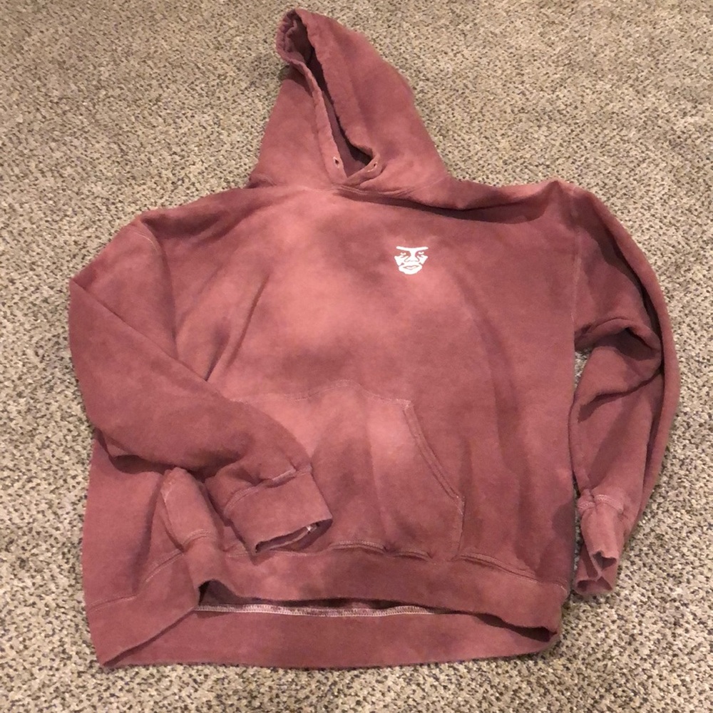 Obey Sweatshirt Size Large rose tie dye